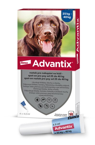 Advantix pro psy 25-40 kg spot-on 4x4 ml