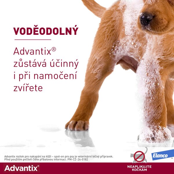 Advantix pro psy do 4 kg spot-on 1x0,4 ml