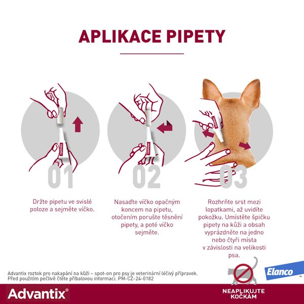 Advantix pro psy do 4 kg spot-on 1x0,4 ml