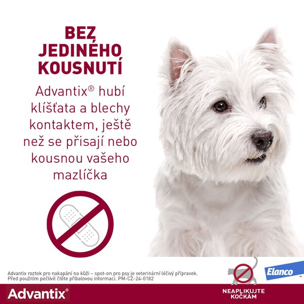 Advantix pro psy do 4 kg spot-on 1x0,4 ml