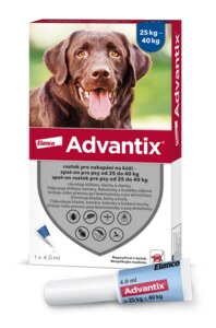 Advantix pro psy nad 25 kg spot-on 1x4 ml Advantix pro psy nad 25 kg spot-on 1x4 ml