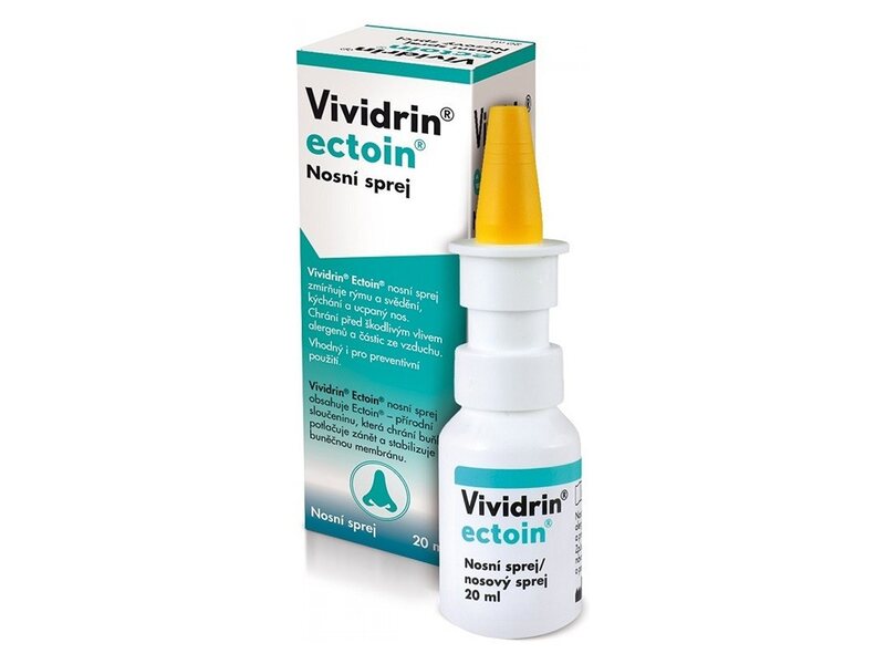 Vividrin Ectoin nosní sprej 20 ml Vividrin Ectoin nosní sprej 20 ml