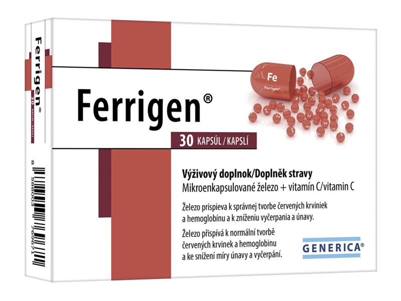 Ferrigen Generica 30 kapslí Ferrigen Generica 30 kapslí