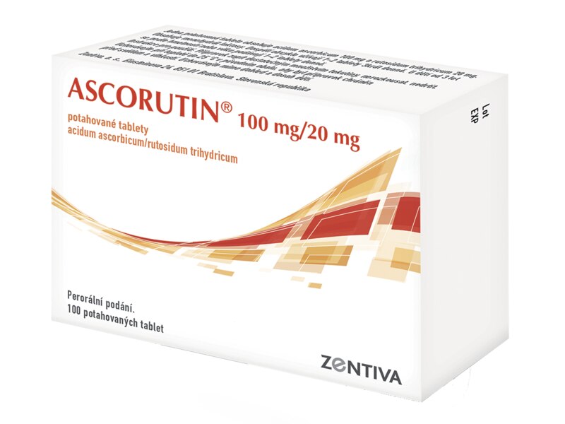 Ascorutin 100 potahovaných tablet