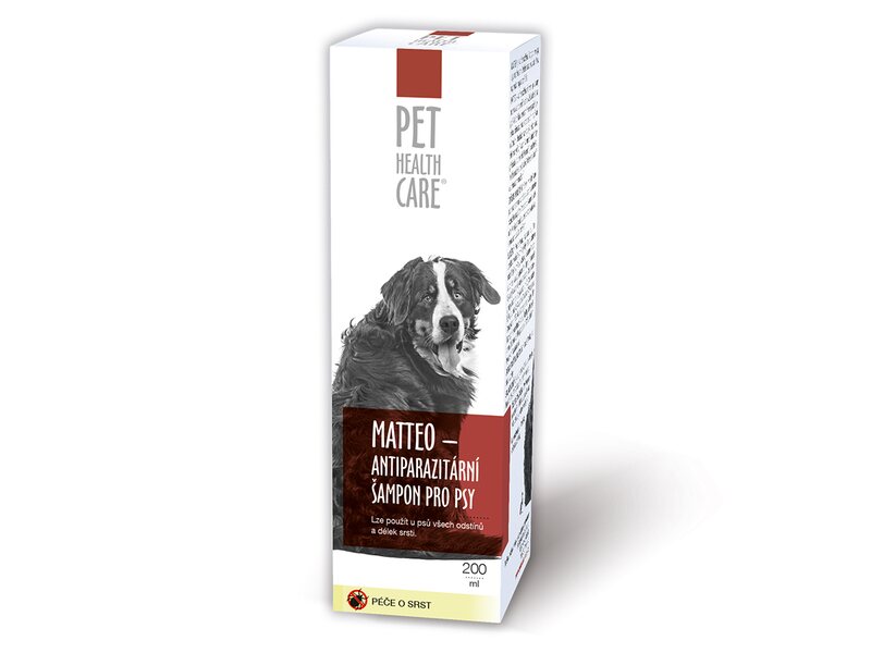 Pet Health Care Matteo antiparazitní šampon pro psy 200 ml