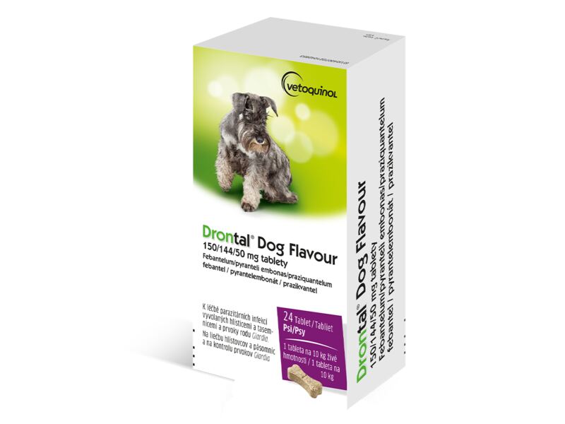 Drontal Dog Flavour 150/144/50 mg 24 tablet