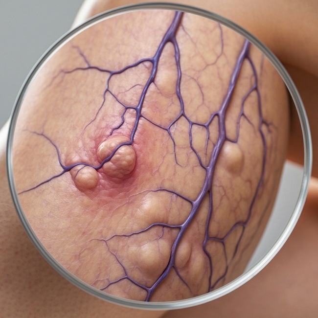 Křečové žíly a metličkové žilky