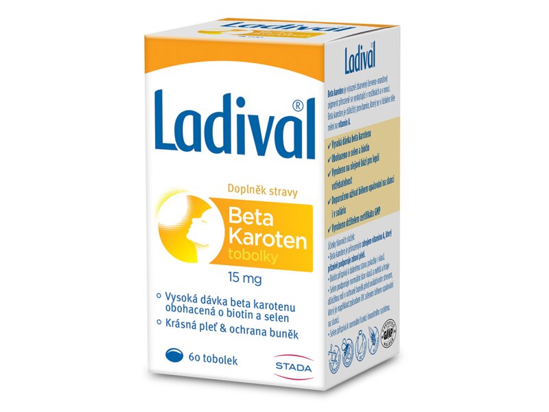 Ladival Beta Karoten 15 mg 60 tobolek Ladival Beta Karoten 15 mg 60 tobolek