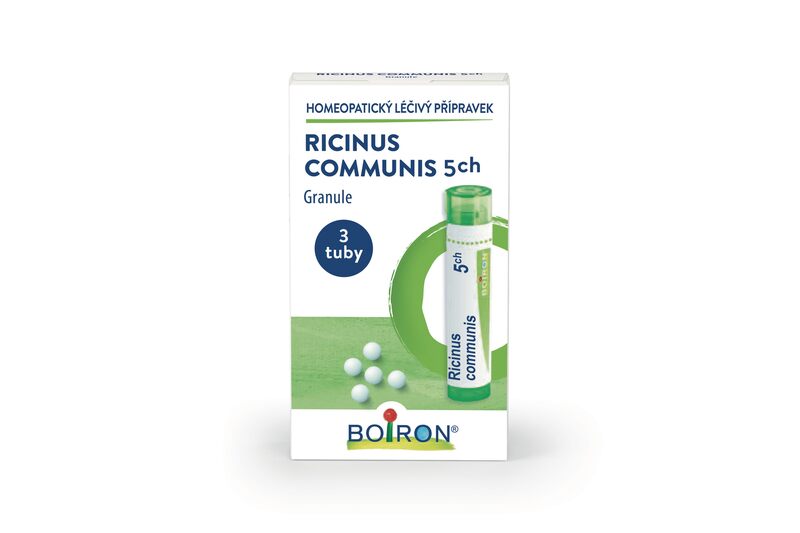 Boiron Ricinus Communis 5CH granule 4 g 3 tuby Boiron Ricinus Communis 5CH granule 4 g 3 tuby