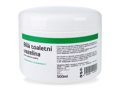 Aromatica Bílá toaletní vazelína s vitaminem E 500 ml Aromatica Bílá toaletní vazelína s vitaminem E 500 ml