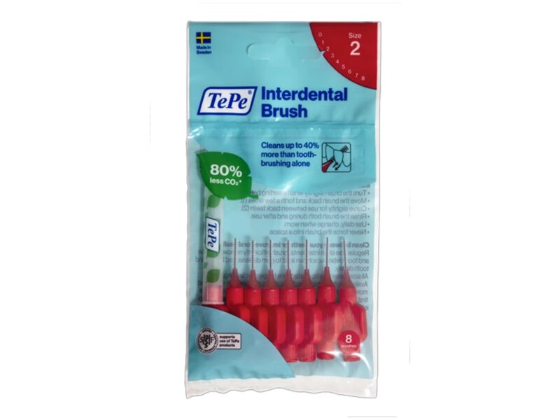 TePe Original mezizubní kartáčky 0,5 mm červené 8 ks