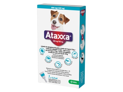 Ataxxa spot-on pro psy od 4 kg do 10 kg 1x1 ml