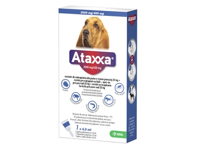 Ataxxa spot-on pro psy nad 25 kg 1x4 ml