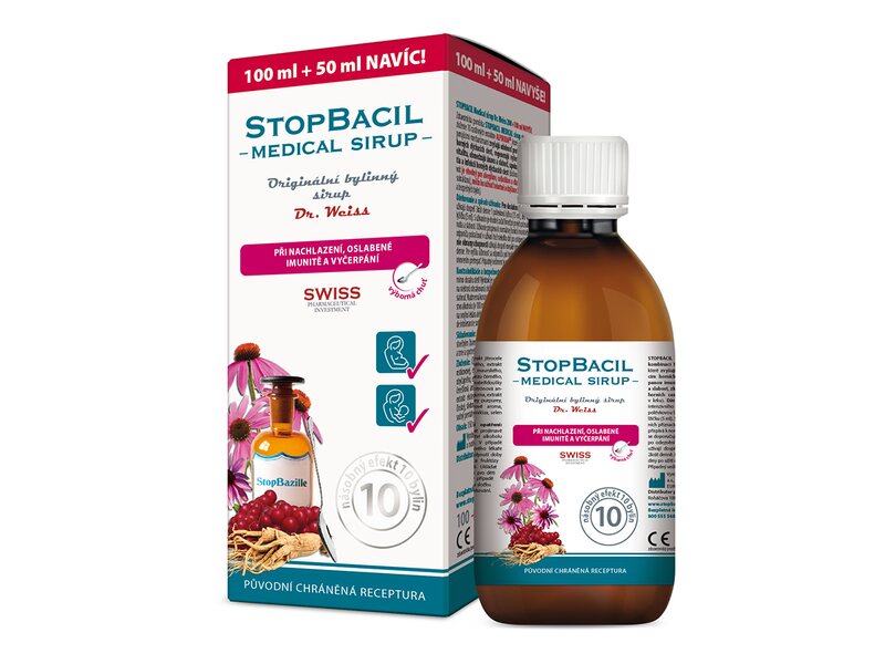 Dr. Weiss Stopbacil Medical sirup 100+50 ml