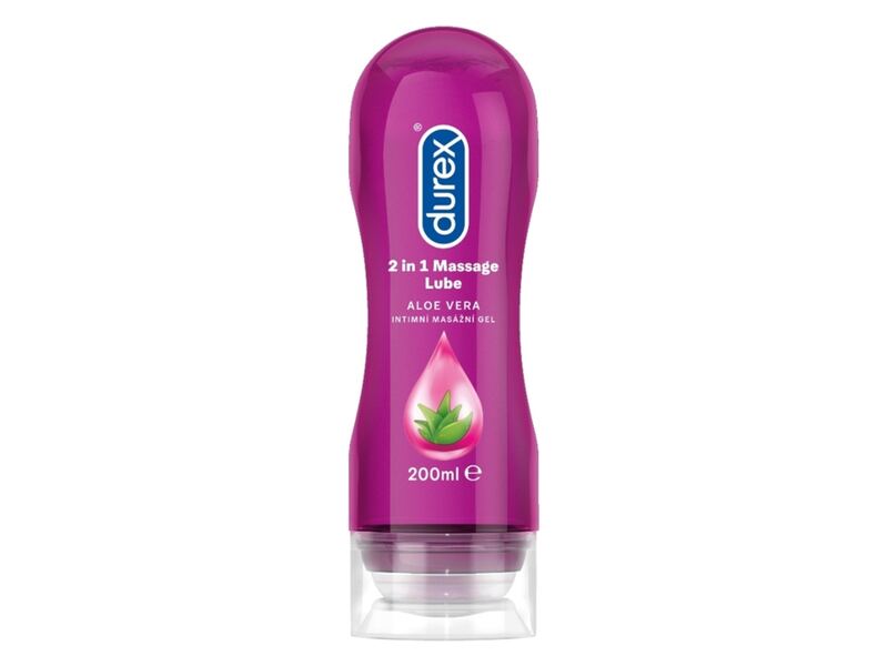 Durex Intimní masážní gel 2v1 s Aloe Vera 200 ml Durex Intimní masážní gel 2v1 s Aloe Vera 200 ml