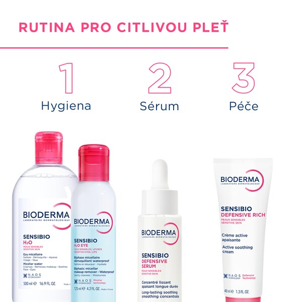 Bioderma Sensibio H2O micelární voda 850 ml