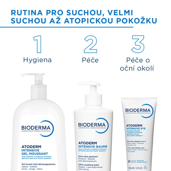 Bioderma Atoderm Intensive Moussant čisticí gel 500 ml