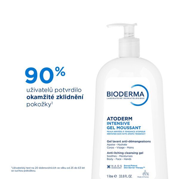 Bioderma Atoderm Intensive Moussant čisticí gel 500 ml