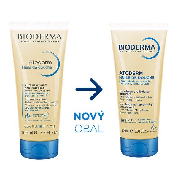 Bioderma Atoderm sprchový olej 100 ml
