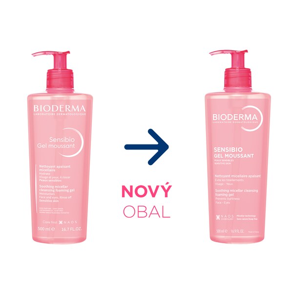 Bioderma Sensibio Moussant čisticí gel 500 ml Bioderma Sensibio Moussant čisticí gel 500 ml