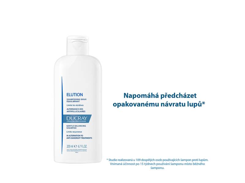 Ducray Elution šampon pro citlivou pokožku 200 ml