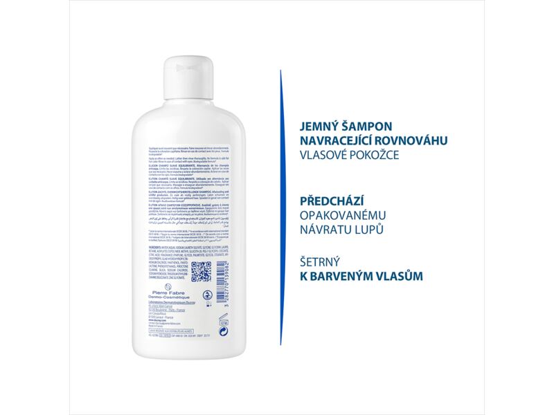 Ducray Elution šampon pro citlivou pokožku 200 ml