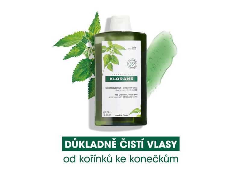 Klorane Šampon s BIO kopřivou 400 ml
