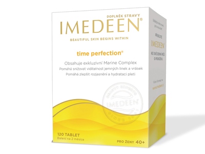 Imedeen Time Perfection doplněk stravy pro ženy 40+ pomáhá zlepšovat kvalitu a hydrataci pleti. 120 tablet