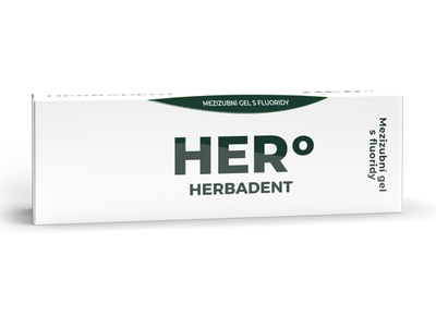 Herbadent Hero mezizubní gel s fluoridy 25 g