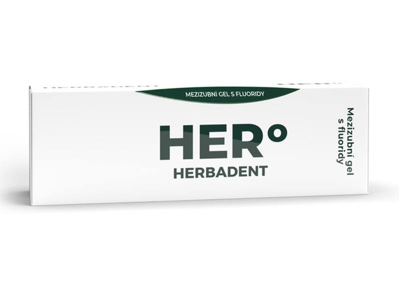 Herbadent Hero mezizubní gel s fluoridy 25 g