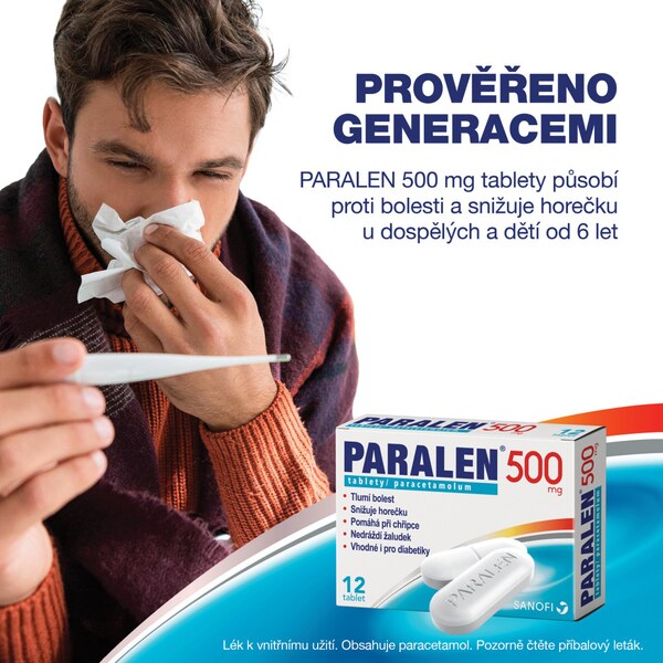 Paralen 500 mg 12 tablet Paralen 500 mg 12 tablet