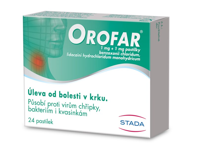 Orofar 24 pastilek