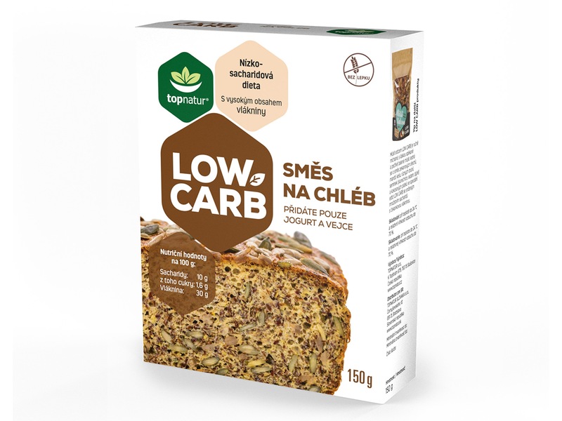 Topnatur Low Carb Směs na chléb 150 g