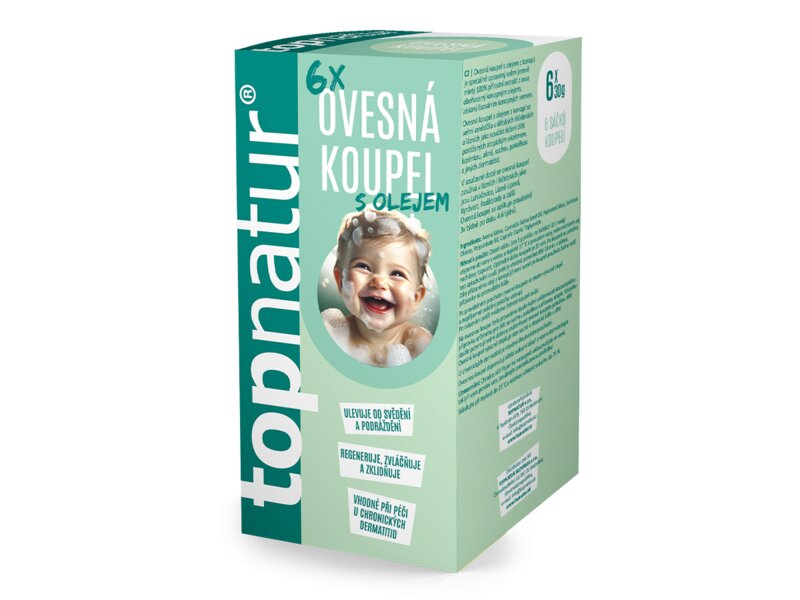Topnatur Ovesná koupel s olejem z konopí 6x30 g Topnatur Ovesná koupel s olejem z konopí 6x30 g