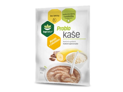 Topnatur Probio kaše banán s čokoládou 60 g