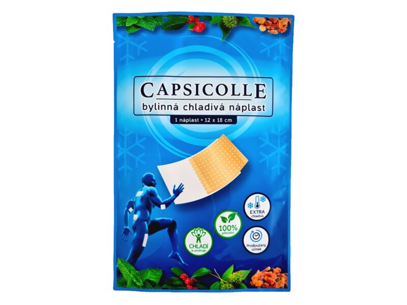 Capsicolle  chladivá náplast 12x18 cm 1 ks