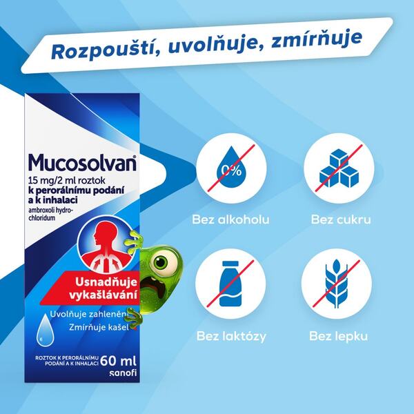 Mucosolvan roztok 60 ml Mucosolvan roztok 60 ml