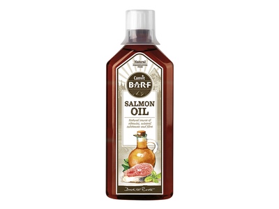Canvit Barf Salmon Oil pro psy a kočky 500 ml