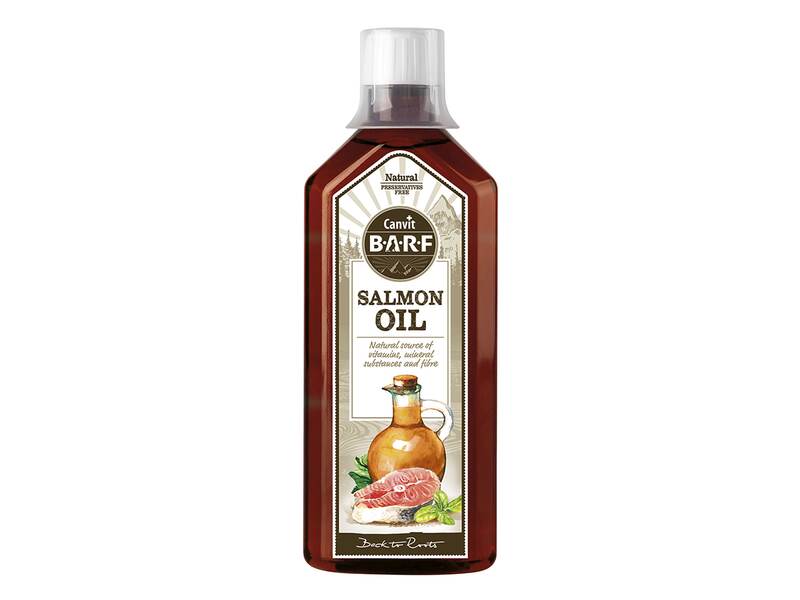 Canvit Barf Salmon Oil pro psy a kočky 500 ml