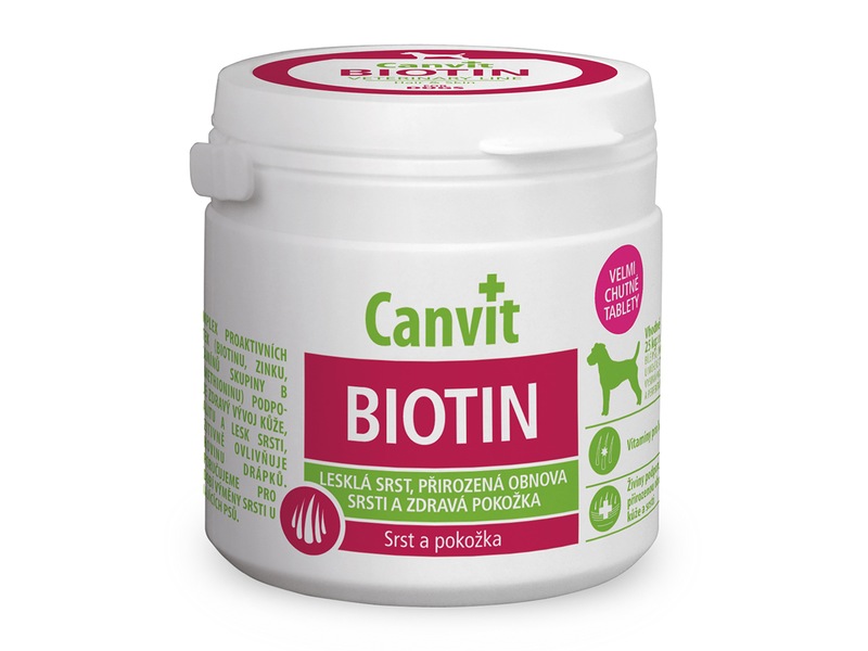 Canvit Biotin pro psy ochucený 100 tablet