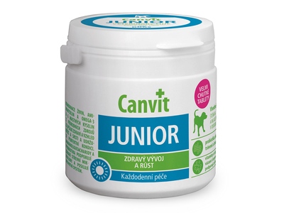 Canvit Junior pro psy ochucený 100 tablet Canvit Junior pro psy ochucený 100 tablet