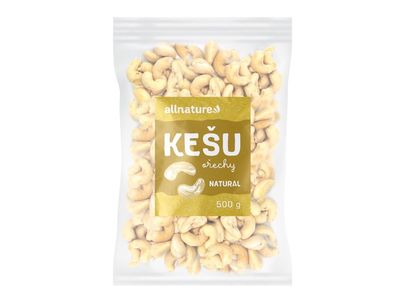Allnature Kešu jádra 500 g