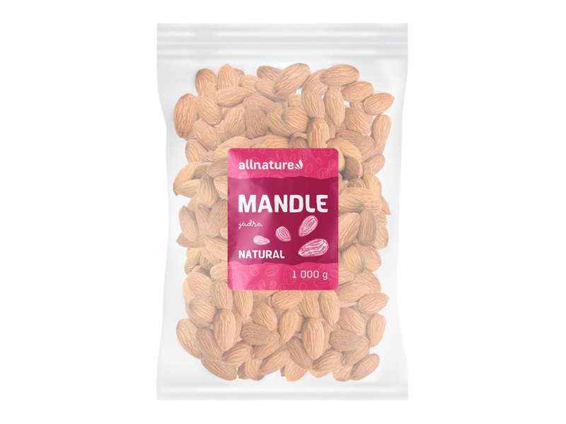 Allnature Mandle jádra 1000 g