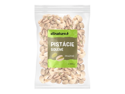 Allnature Pistácie pražené solené 1000 g 