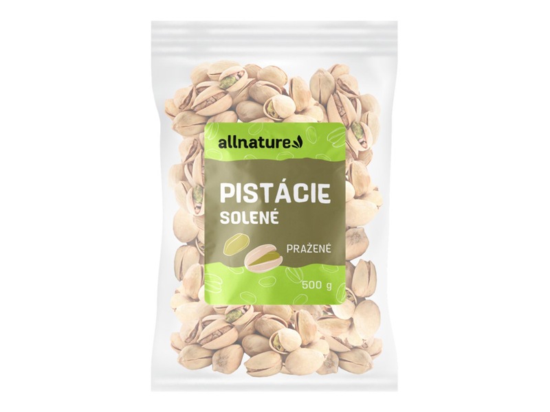 Allnature Pistácie pražené solené 500 g 