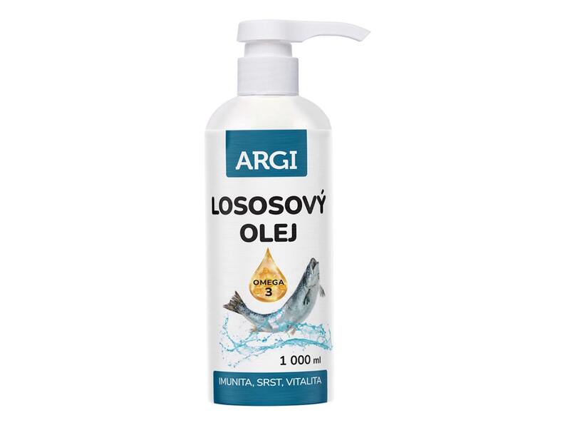 Argi Lososový olej pro psy a kočky 500 ml