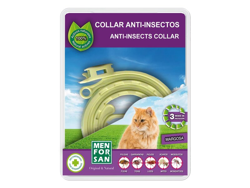 Menforsan Přírodní antiparazitní obojek pro kočky 33 cm