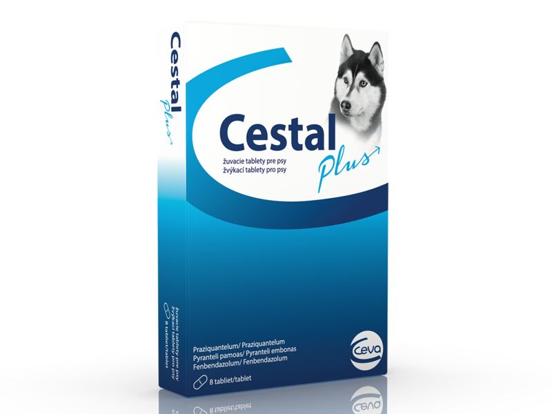 Cestal Plus žvýkací tablety pro psy 8 tablet