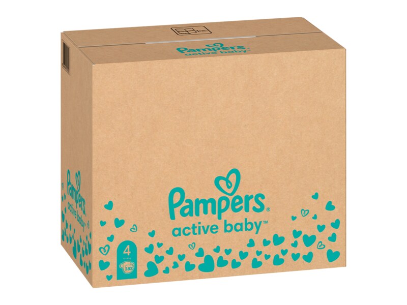 Pampers Active Baby Monthly Box vel. 4 (9-14 kg) dětské plenky 180 ks