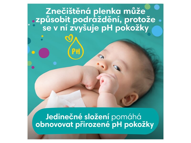 Pampers Fresh Clean XXL dětské čisticí vlhčené ubrousky 4x80 ks